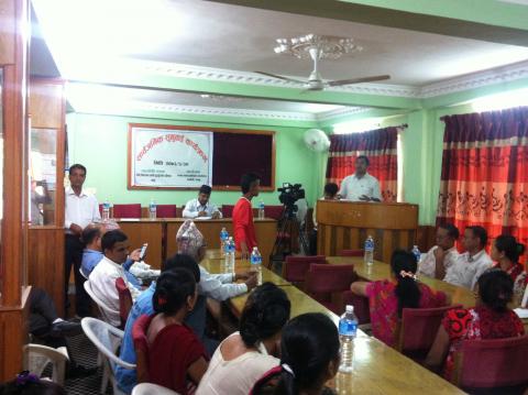 Public Hearing at Vyas Municipality